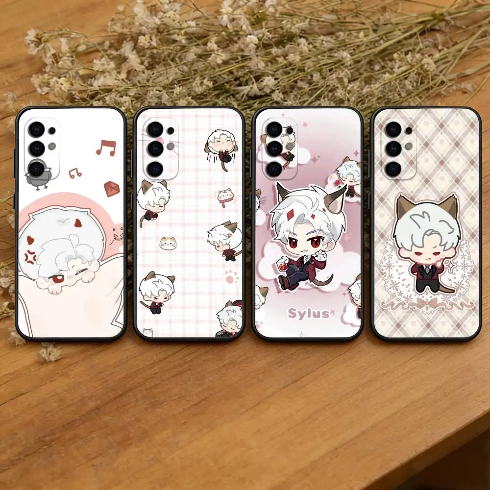 Sylus Love and Deepspace  Phone Case For Samsung S25,S24,S21,S22,S23,S30,Ultra,S20,Plus,Fe,Lite,Note,10,Black Cover