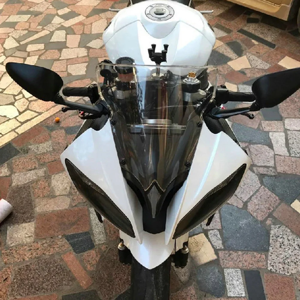 Windshield For Yamaha YZF R6 600 YZFR6 2008-2016 Double Bubble WindScreen Motorcycle Accessories Fairing Deflector