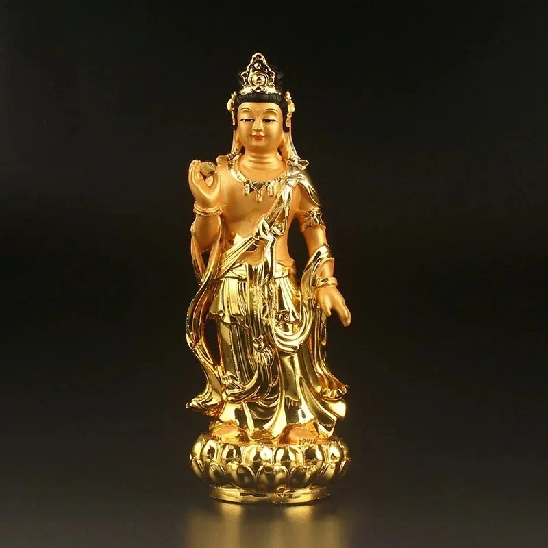 Resin Sunlight Moonlight Bodhisattva Buddha Statue Sculpture Crafts Ensuring safety temple Household Sacrifice home decoration