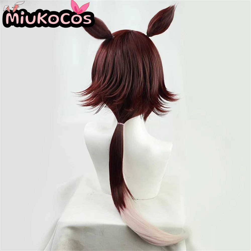 IN STOCK ウオッカ Vodka Cosplay Wig With Ears and Tail MiukoCosplay Game Umamusume:Pretty Derby Cosplay 5