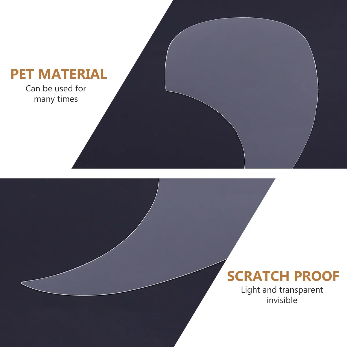 1Pcs Acoustic Guitar Pickguards Decorative For Guitar Beginner Exquisite Workmanship Transparent Modern