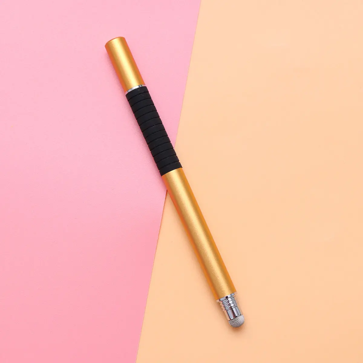 

2 in 1 Multifunction Fine Point Round Thin Tip Capacitive Stylus for Smartphones Tablets Premium Metal Construction Warm Tip