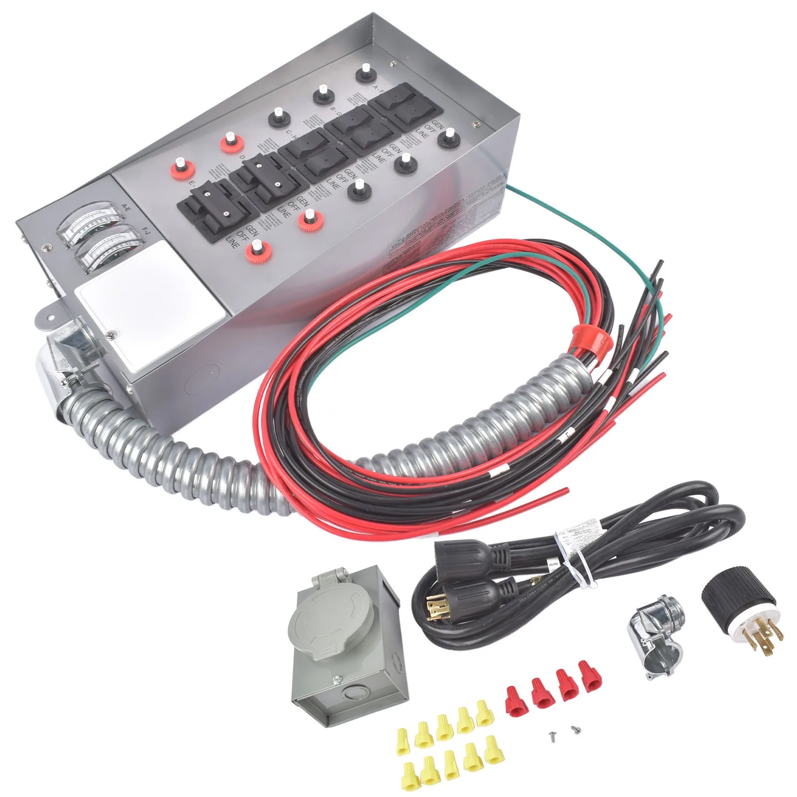 AP03 Anti Reverse Power Generator Transfer Switch 120V 30A Manual 7,500w 31410CRK