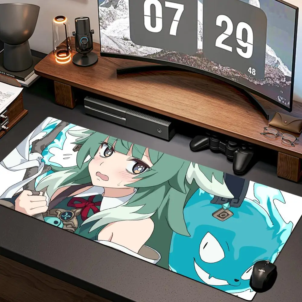 star rail huohuo Mouse Pad New Computer Home Mousepad XXL Desk Mats Natural Rubber Office Anti Slip Gaming Accessories pad