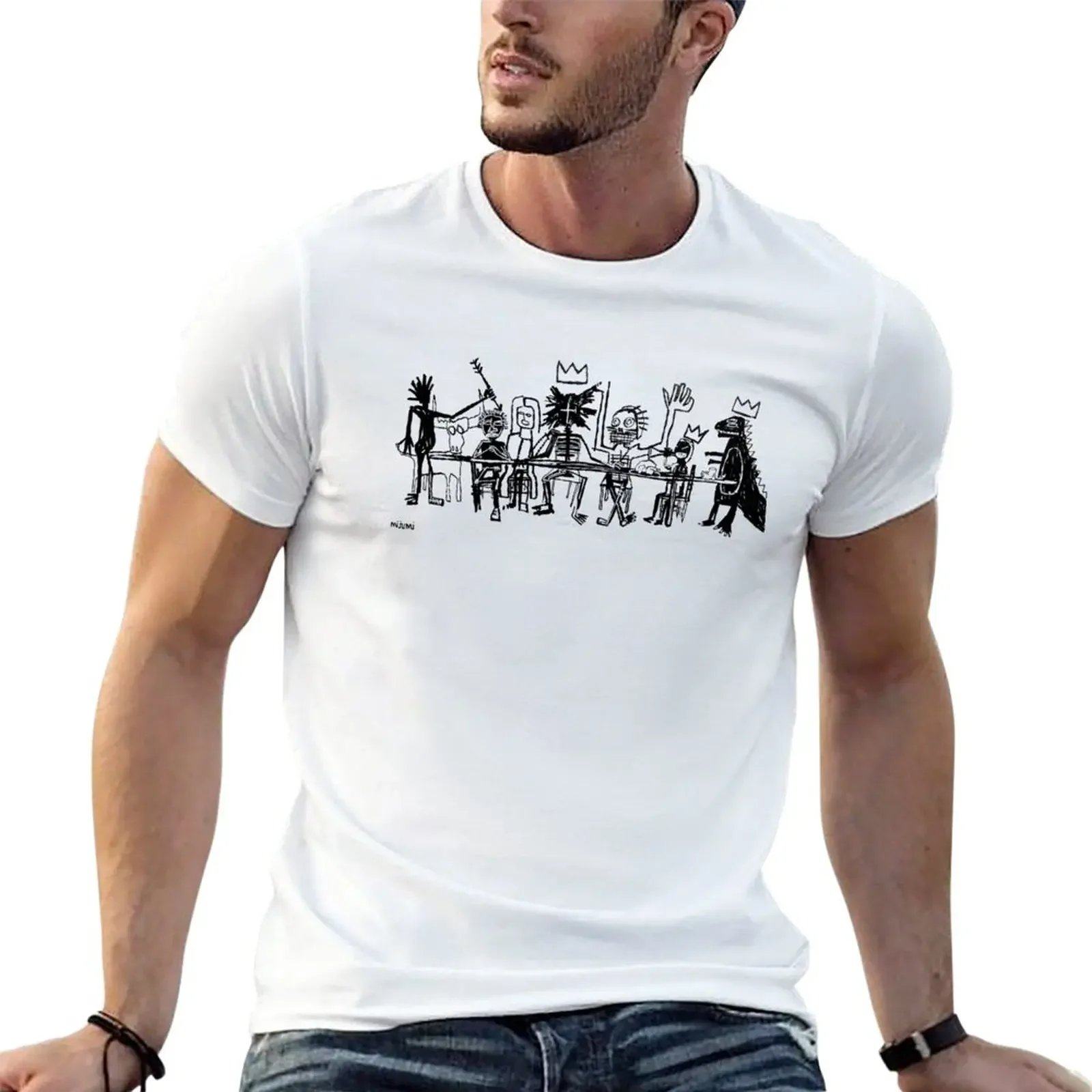 New Last Supper T-Shirt quick drying plus size clothes graphic t shirts korean fashion mens t shirts