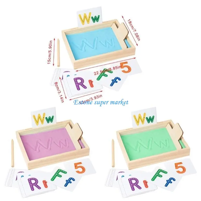 090B Herbruikbaar zandschrijfspeelgoed voor kinderen Betrokkenheid en educatief gebruik Oefenbord Kinderen