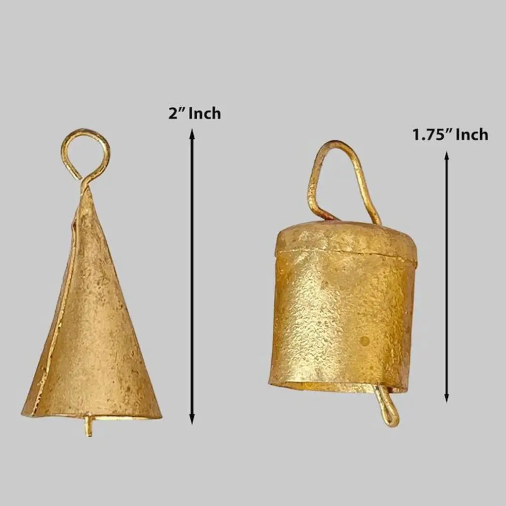 Mini Hangende Bells Bells Metaal Helder Geluid Windgong Verdikte Luide Graasbellen Dier