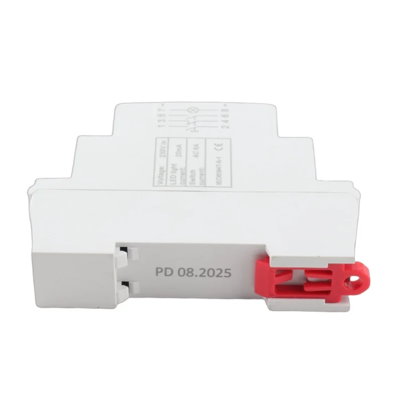 DIN Rail Indicator Light LED Indicator Lamp For Magnetic Starter Contactor Electrical Line Control AC DC 230V
