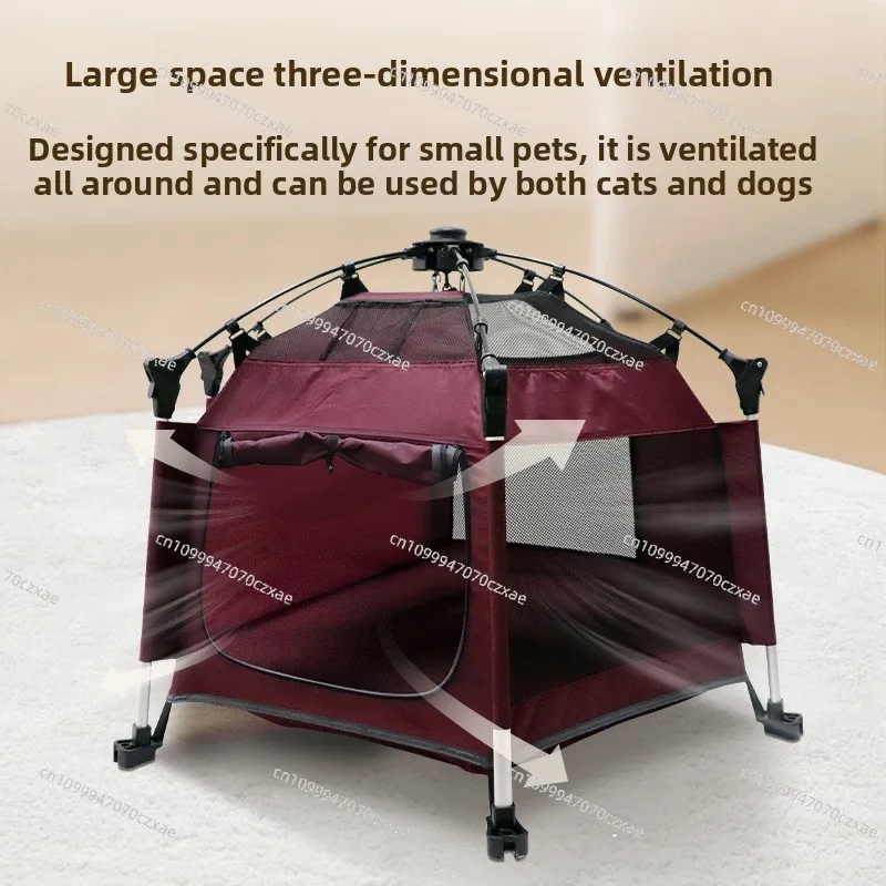 Pet Tent Cat and Dog Cottage Outdoor Installation Free Foldable Multifunctional Pet House