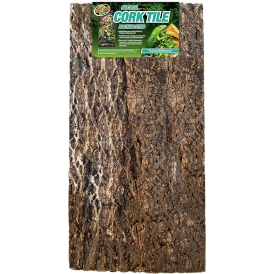 Cork Bark Background Tile 16x36 for Reptiles and Amphibians