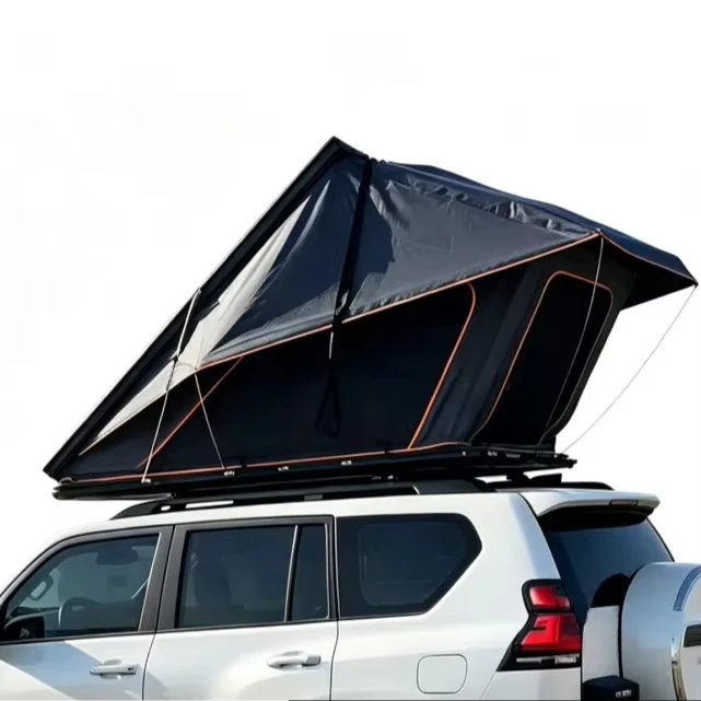 Hot Selling Double Layer Aluminum Hard Shell Canvas Summer Roof Top Tents Eco-Friendly Waterproof Quick Automatic Opening One