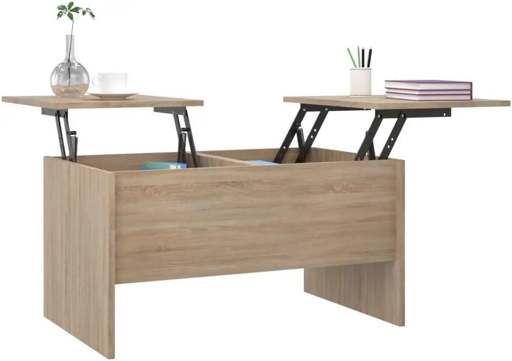 Coffee Table Sonoma Oak,Accent Table,Display Table,Living Room Table,Minimalist Table,Rectangular Table,For