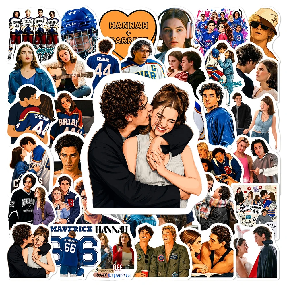 

10/30/50pcs American TV Series Off Campus Stickers DIY Suitcase Motorcycle Guitar Notebook Cool Waterproof Graffiti Sticker Toy