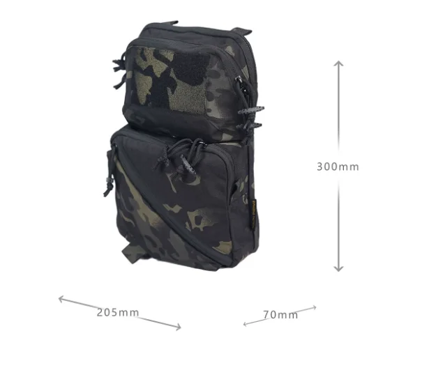 Outdoor Products Oblique Mouth Module Backboard Bag Original Design Multi-Color