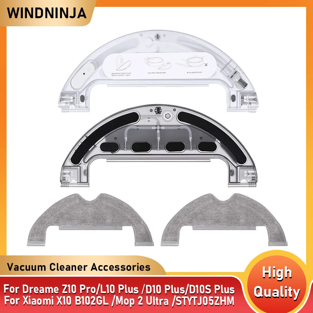 For Dreame Z10 Pro L10 Plus D10 Plus D10S Plus Robot Vacuum For Xiaomi X10 B102GL Mop 2 UItra STYTJ05ZHM Water Tank Mop Pad Part