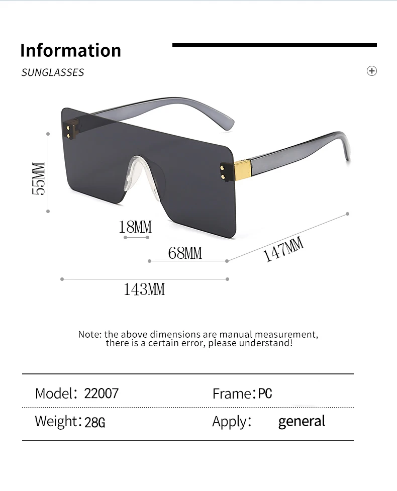 2023 New Women\'s Sunglasses Men Eyeglasses Accessories Women UV Sunglasses Fashion Square