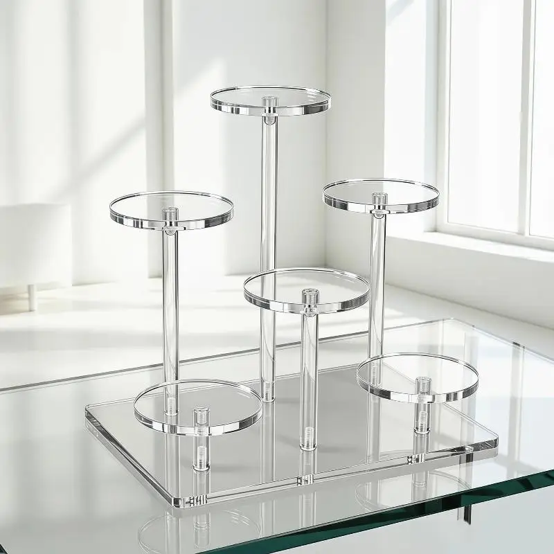 Acrylic Large Special Display Stand Clear Thickened Model Shelf for Product Showcase Cosmetic Counter Jewelry Retail Shop
