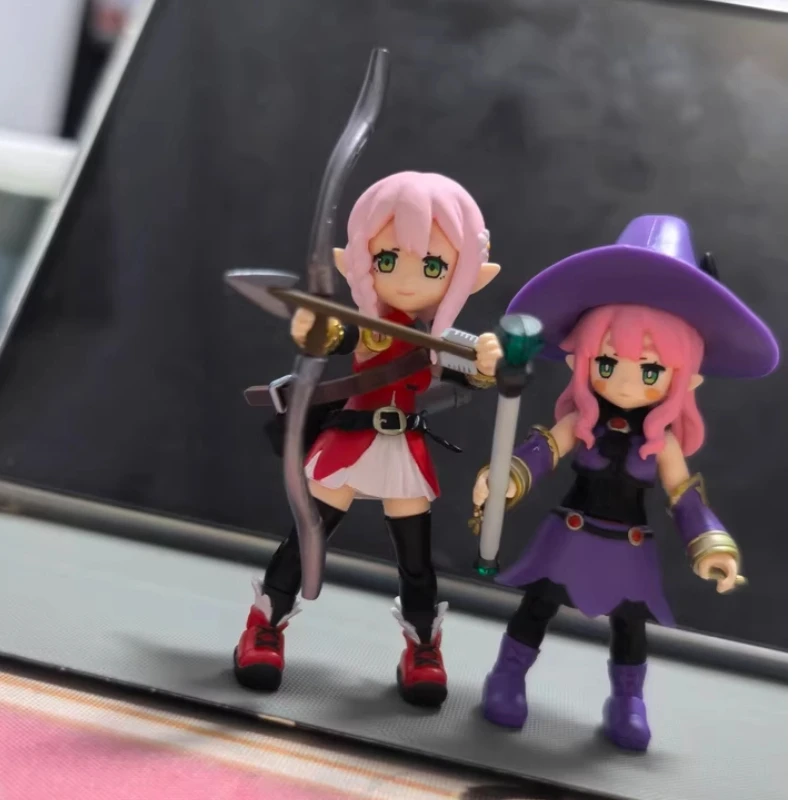 

Подлинная Bandai Gashapon Quest Adventurer Фея синего леса, модель гаража, настольный декоративный орнамент, милая кукла