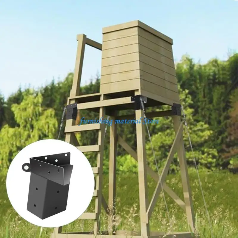 Y5GD Pack of 4 Installation Supports Versatile for Outdoor Use Stability
