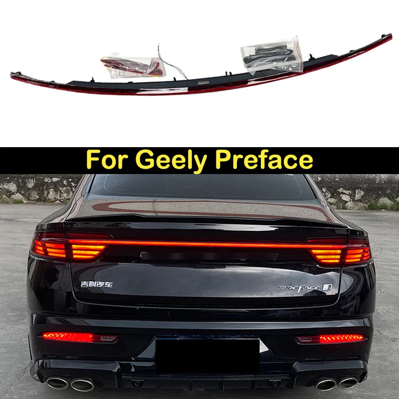 

DECHO LED Original upgrade Taillight For Geely Preface Brake Light Rear bumper taillamps tail light Assembly