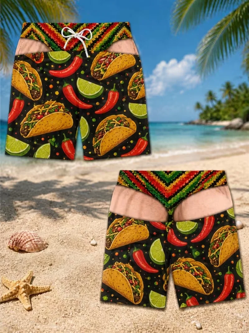 Mens Funny  Shark  3D Print Be - Summer Clothing Resort recension och pris