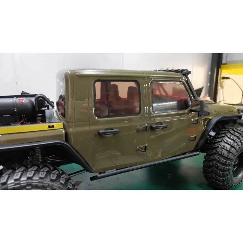 For Axial SCX10 III Jeep Gladiator 1/10 RC Crawler Interior Set Seats Roll Cage Dashboard 3D Printed Scale Upgrade Parts