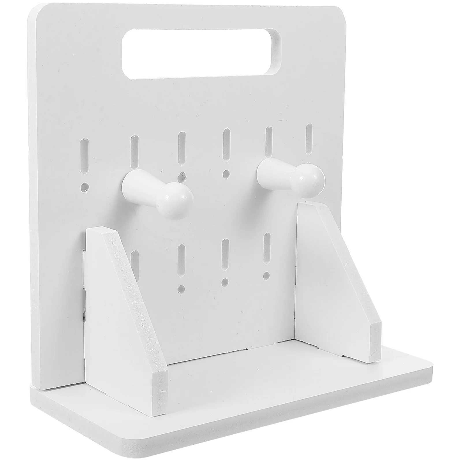

Desktop Storage Rack Vertical Layout Easy Classification Space Saving Desk Storage Stand Pegboard Display Pegboard Display Racks