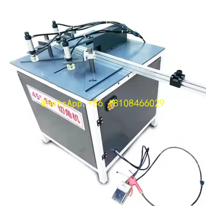 قطع زاوية إطار فعال بزاوية 45 و 90 درجة معالجة الباب والنافذة قطع زاوية هوائية من الحديد والألومنيوم