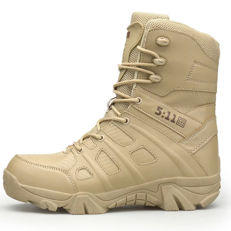 Outdoor military enthusiasts, mountain climbing, delta hiking, military boots, tactical boots