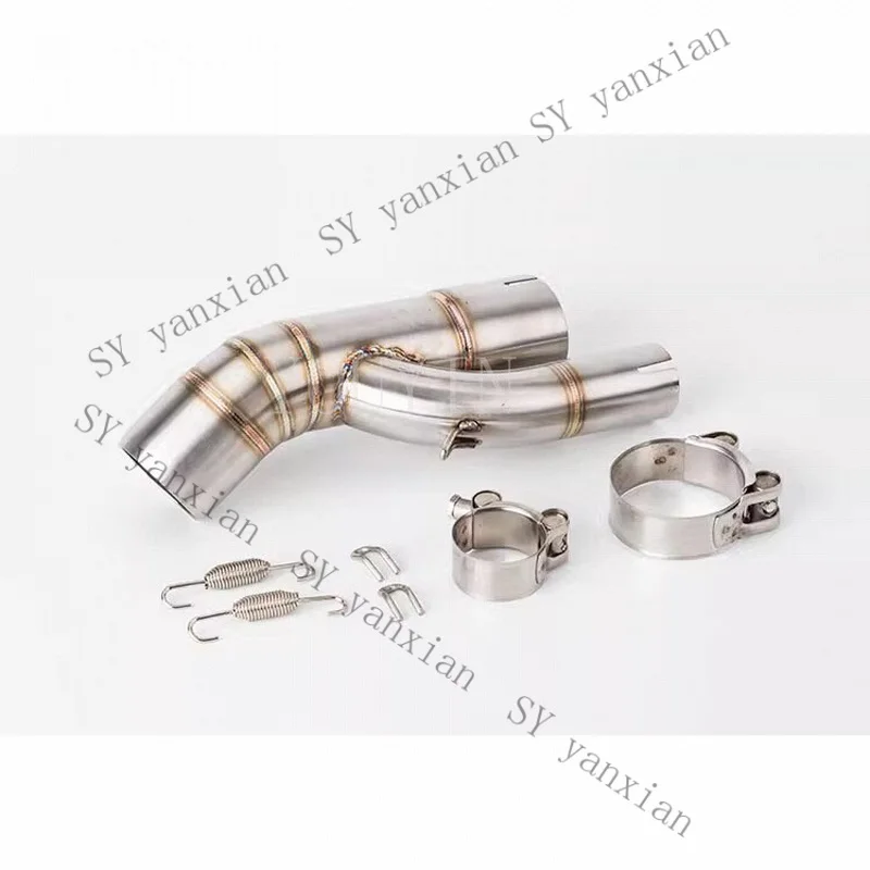 SY+ For BMW S1000RR 17-18 S1000RR Motorcycle Exhaust Muffler Mid Link Pipe Slip On<