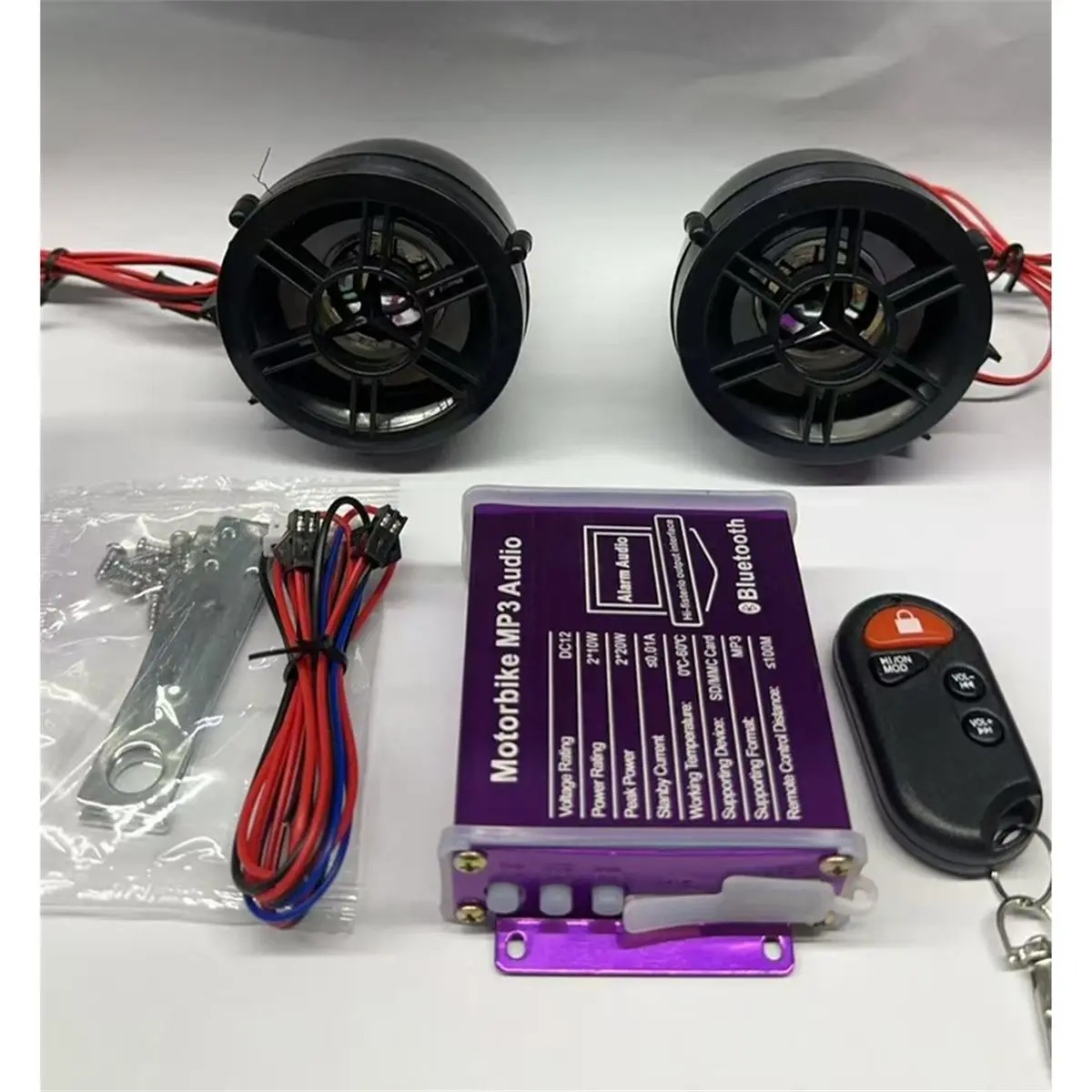 Compatible Motorcycle Audio Motocycle Blutooth Speaker Bike Portable Radios Stereo Wireless