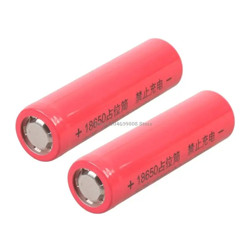 Set of 2PCS 18650 Battery Empty Housing Dummy Battery Setup Shell 0V for Assembly Training Only Series Use