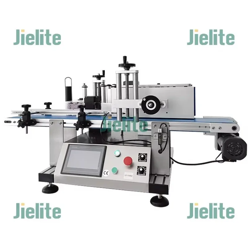 Automatic Essential Oil Cosmetics Small Glass Bottle Labeling Applicator Machinery Round Sticker