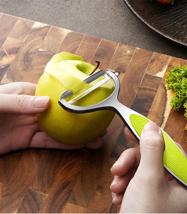 1PC Edelstahl Gemüse Schäler Kartoffel Schäler Multi-funktion Karotte Reibe Obst Werkzeuge Küche Zubehör Küche Pelador – Detail 9