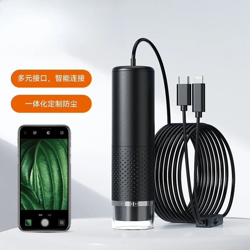 Suitable for 1600X Android iPhone Direct Connection Microscope, Portable Hair Follicle Detection Microscope