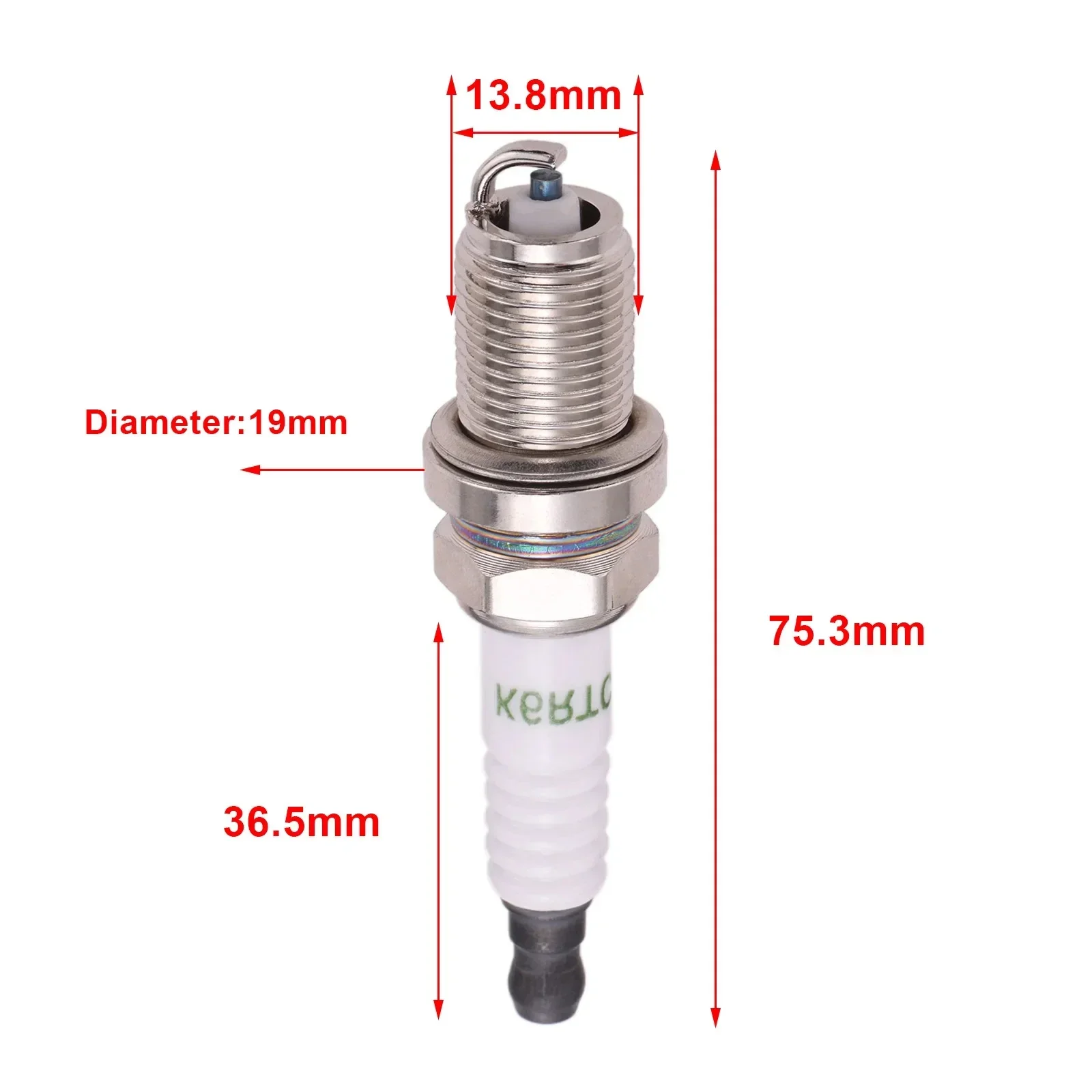 K6RTC Spark Plug Replace For Champion RC12YC NGK BKR6ES For Kohler 12 132 02-S 12 132 06-S Briggs Stratton 491055 1&3&5&10&20PCS