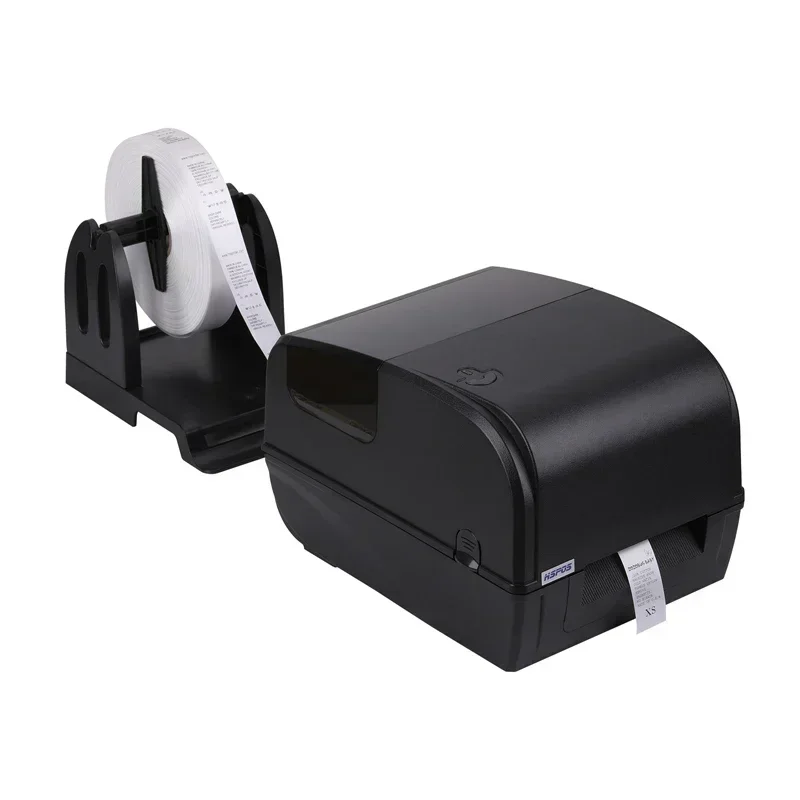 110mm Thermal Transfer Label Printer Ribbon Printing Machine with Washing Care Instruction Labels to Printer on Fabric