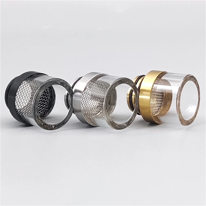 1 قطعة 810 فوهة بالتنقيط مع شاشة مرشح زجاجية من الفولاذ المقاوم للصدأ وصلة قش #5