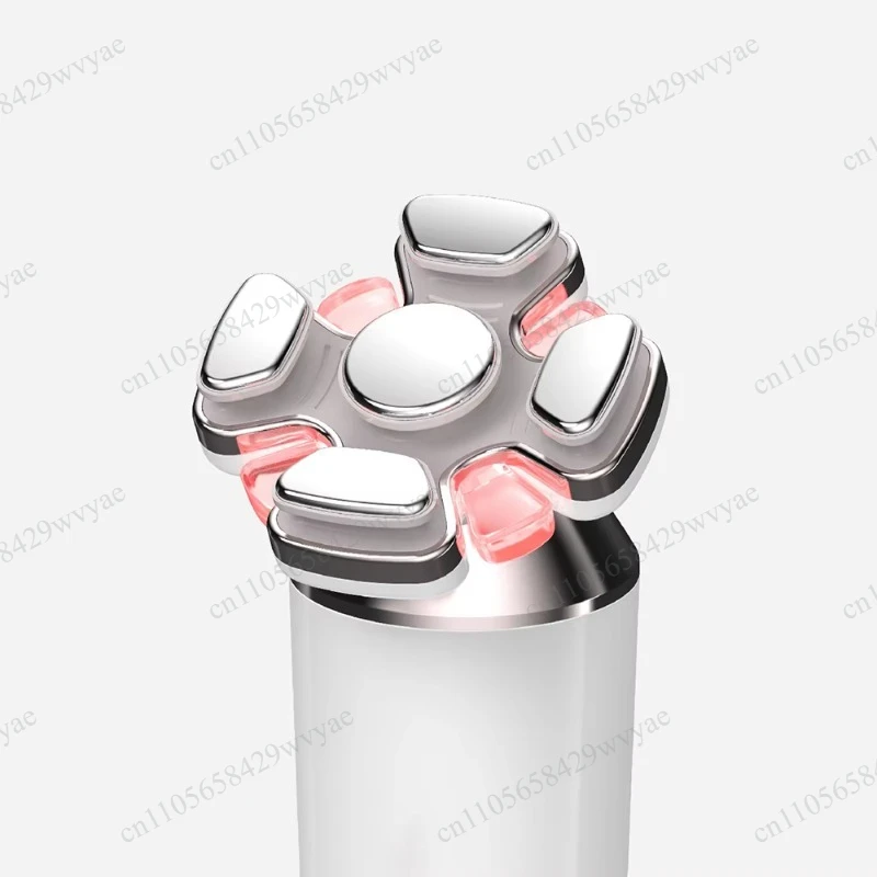 RF Facial Beauty Device, Three LED Light Vibration EMS Radio Frequency Skin Care Instrument