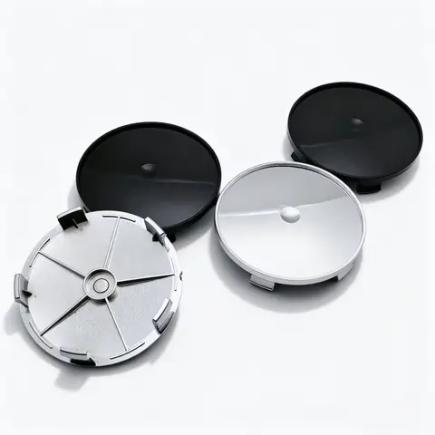 4pcs Blank Car Wheel Center Caps 68MM 63MM No Logo Rim Hubcaps Dust Cover No Emblem Badge Wheels Hub Cap Replace Car Accessories