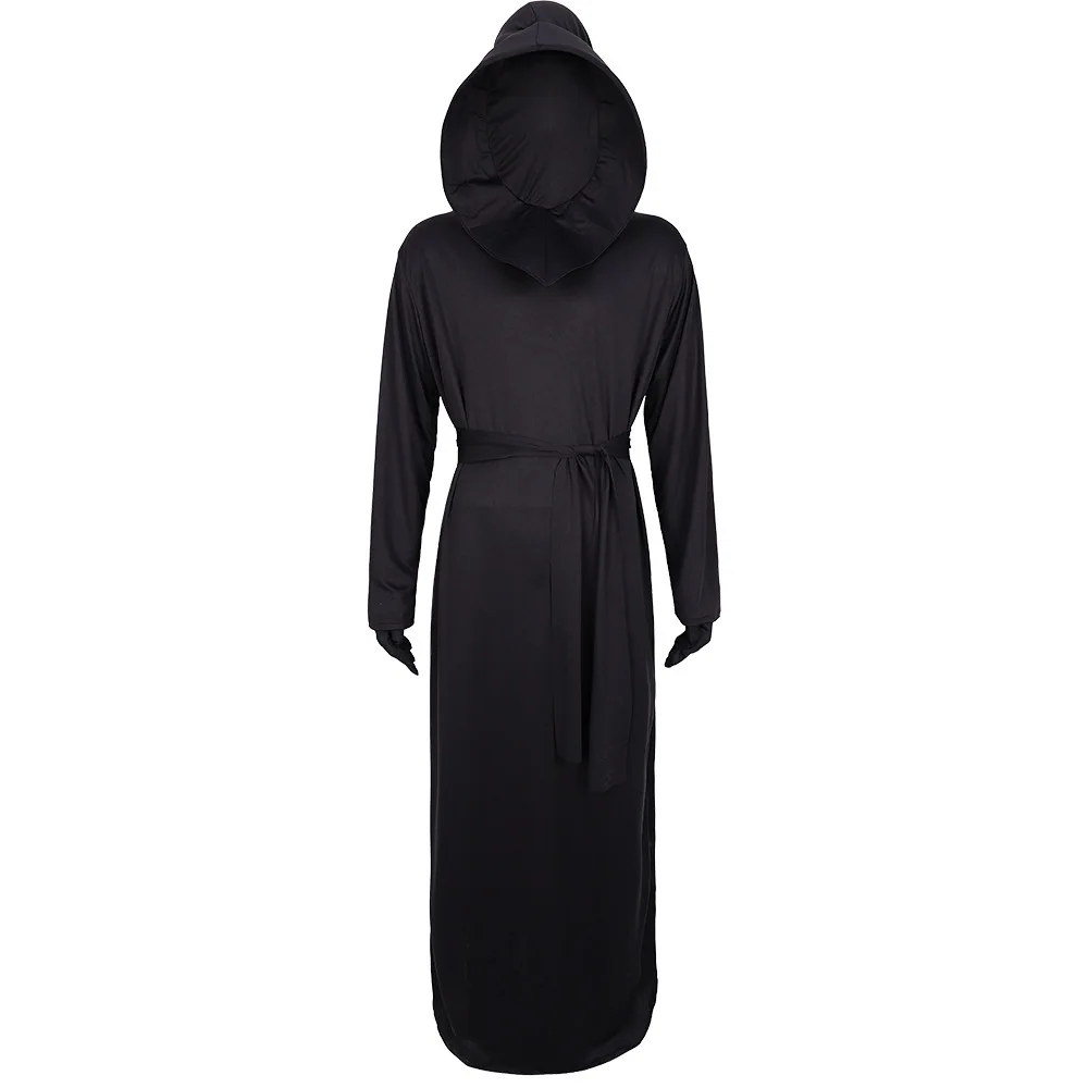 Halloween Black Death Cosplay Costume Ghost Festival Undead Demon Role Playing Stage Performance Costume