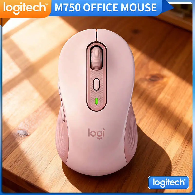 

Бесшумная Bluetooth-мышь Logitech M750 — настраиваемые боковые кнопки, переключение между 3 устройствами, 24 месяца автономной работы, радиус действия 10 м, совместимость с различными платформами