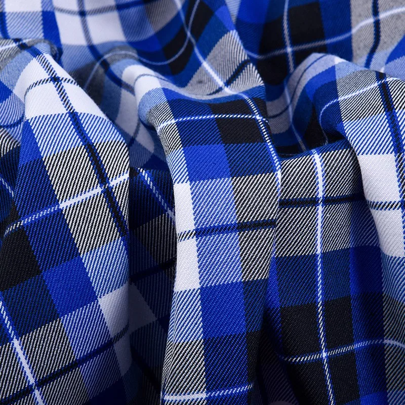 

Yarn-dyed fabric polyester-cotton school uniform shirt