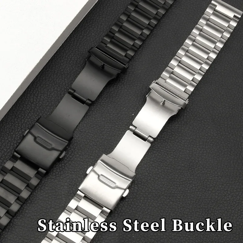 316 Solid Stainless Steel Watch Band untuk Casio PRG-600YB/PRG-650/PRW-6600 Pria Logam Aksesoris Tali 20 22 24Mm