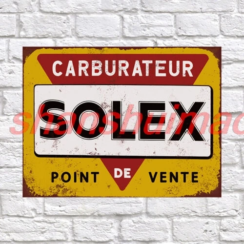 SOLEX, Retro metal Tin Aluminium Vintage Sign Garage Man Cave Shed Gift