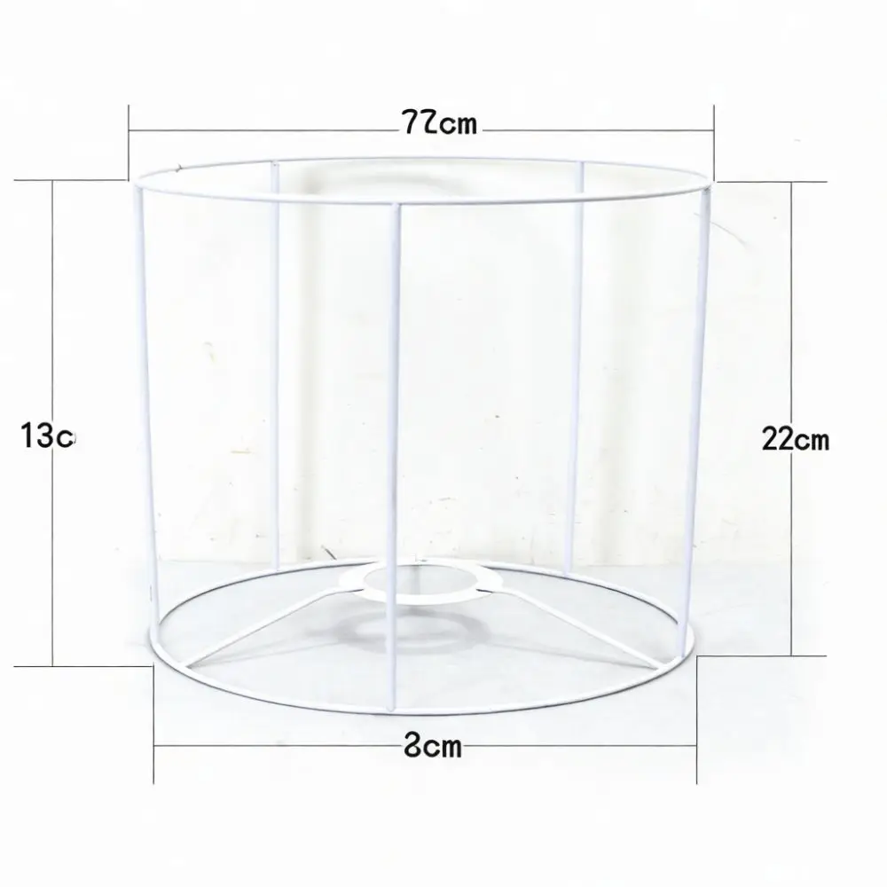 Custom DIY Lamp Frame Kit Iron Metal Base E27 Holder For Handmade Weaving Creative Table Floor Pendant Light Fixture