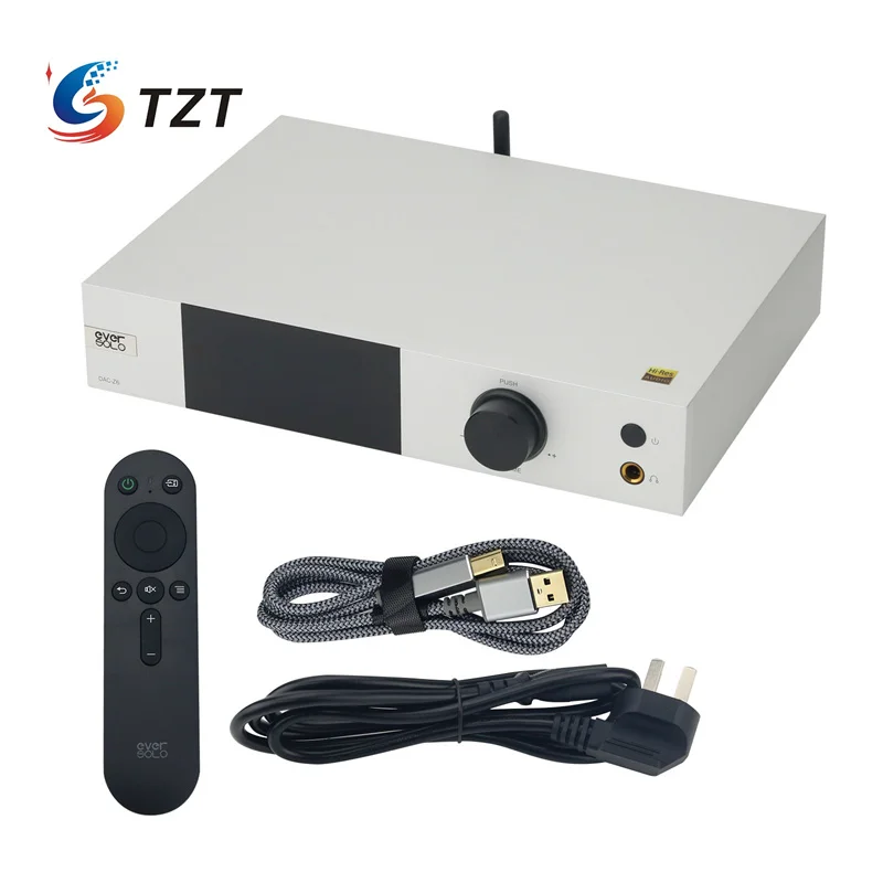 TZT Eversolo DAC-Z6 BT5.0 Dual ES9068AS USB DAC Headphone Amp Audio Interface DSD512 PCM 768KHz/32Bit