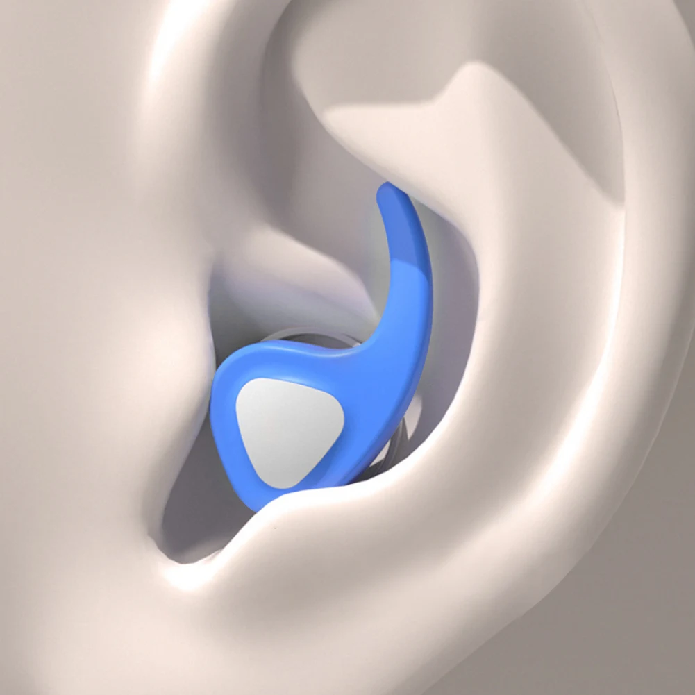 

Silicone Noise Reduction Earplug Reusable Waterproof Ear Protection Earplugs Anti-Noise Ear Plugs for Travel Work Sleep Swimming