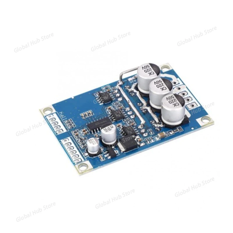 DC Brushless Motor Controller with Hall Drive Board 12V 24V 36V 500W Motor Drive Module