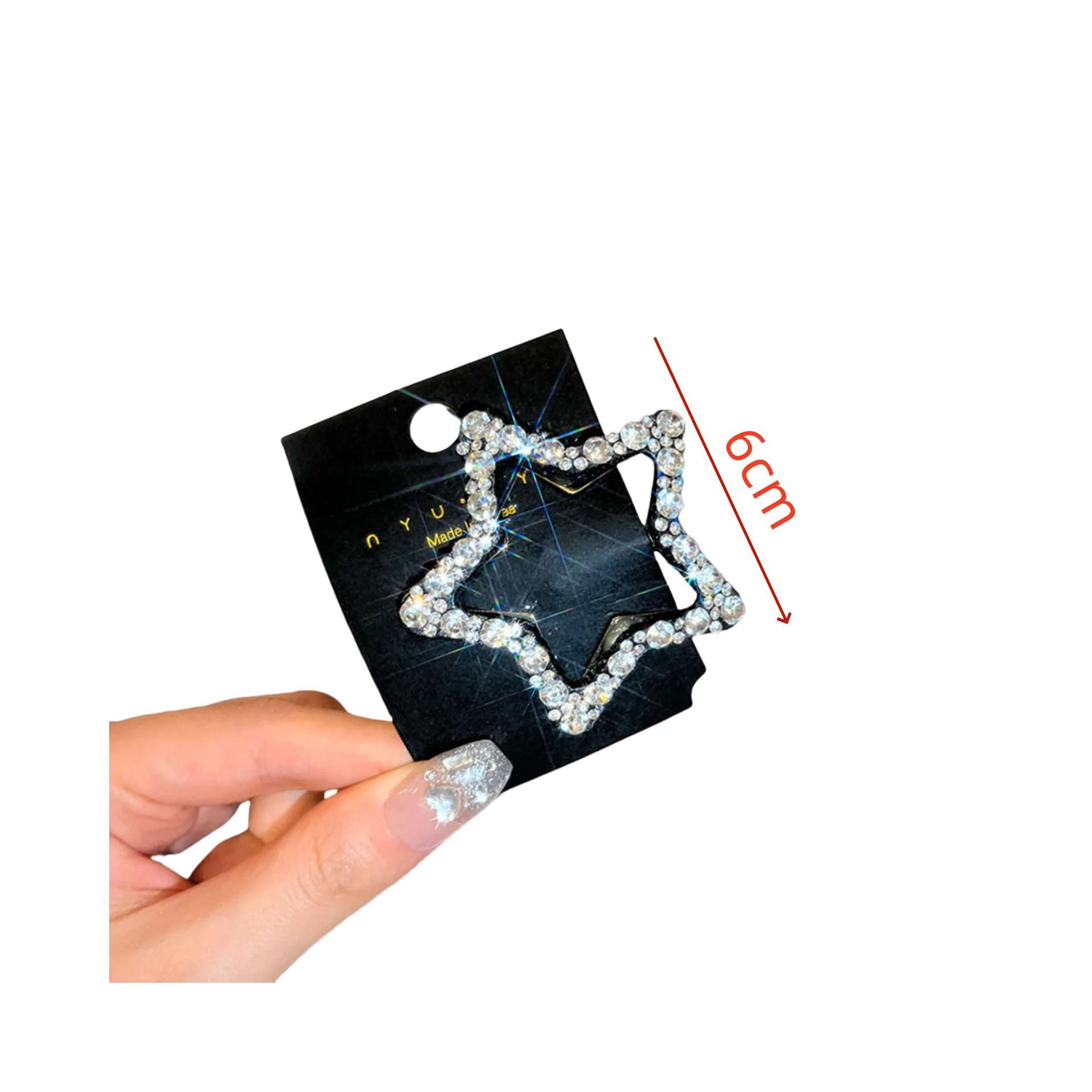 1/4 Buah Jepit Rambut Bintang Berlian Imitasi untuk Wanita: Aksesori Rambut Bergaya untuk Meningkatkan Updo Anda, Ideal untuk Pesta & Tampilan Sehari-hari